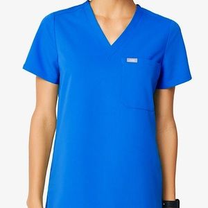 Figs scrubs set - royal blue